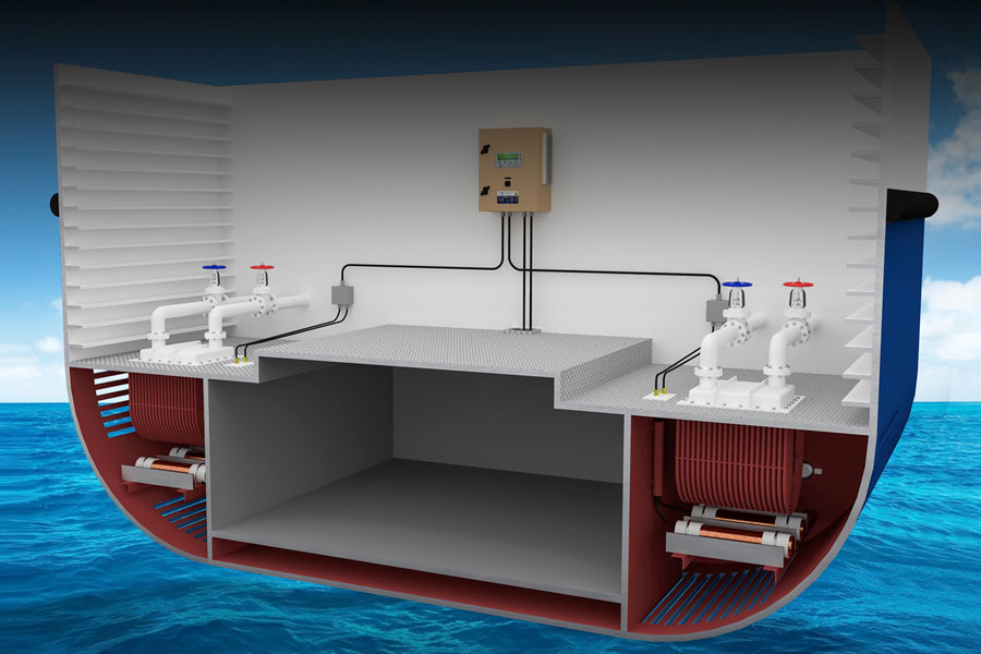 Ultrasonic Treatment For Sea Chest